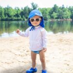 green sprouts Baby Flap Sun Protection Swim Hat - Image 5