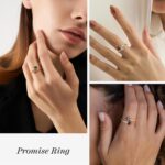 Stocking Stuffers for Her Teen Daughter Birthstone Rings for Women Birthday Gifts for Women Rings Adjustable 1-12 Birthstone Promise Ring Anniversary Wedding Jewelry - Image 4