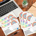 Rainbow Happy Mail Teacher Notes to Parents Classroom Good Behavior Incentive Motivational Cards 50 Pcs Motivational Notes Positive Postcards For Home,Preschool, Kindergarten, Elementary (Color3) - Image 5