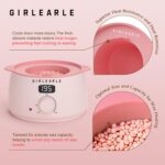 Premium Digital Waxing Kit for Women Sensitive Skin, Wax Warmer Hair Removal for Men at Home with Wax Beads & Silicone Pot, Target Different Types of Brazilian Bikini, Facial, Leg, Full body - Image 6