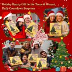 UCANBE Makeup Advent Calendar 2025, 24 Days Christams Makeup Sets For Women Gift, 2025 Xmas Countdown Calendar 24 Individually Boxed Full Make Up Kits For Teens Beauty Gift - Image 9