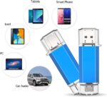 KOOTION USB C Flash Drive 128GB 2 in 1 OTG USB 3.0/Type C Thumb Drive Dual Drive USB C Memory Stick for Smartphone/Laptop/Tablet/PC - 128G, Blue - Image 5