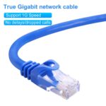 CAT 6 5FT Ethernet Cable (10 Pack), Indoor High-Speed 10Gbps Snagless CAT6 Ethernet Cable 5 FT for Internet, Patch Panel, Network, Router, Modem, Gaming, PlayStation, Xbox (Blue, 5FT) - Image 5