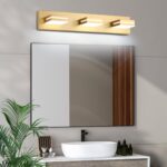 SineRise LED Modern Bathroom Vanity Light Fixtures (3-Light, 24-Inch), Matte Gold Modern Acrylic Bathroom Wall Lighting Fixtures Over Mirror (Cool White 6000K) - Image 8
