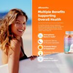 Calcium Magnesium Zinc Gummies with Vitamin D3 & K2 - High Potency Enhanced Absorption -60 Orange Gummies Flavored. - Image 3