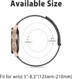 Meliya Metal Band Compatible with Samsung Galaxy Watch 7 Band 40mm 44mm, Galaxy Watch FE Bands 40mm, 20mm Stainless Steel Replacement Strap for Galaxy Watch 7 Band Women Men - Image 4