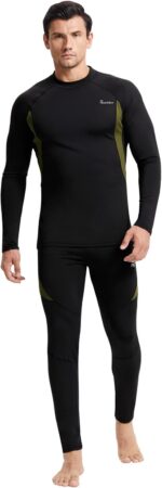 romision 2 Pack Thermal Underwear for Men Long Johns Fleece Lined Hunting Gear Bottom Top Set Base Layer Cold Weather XS-4XL - Image 9