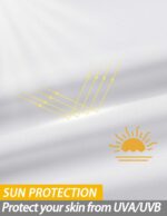 COOFANDY Mens Quarter Zip Pullover Sweatshirt UPF 50+ Long Sleeve Sun Protection Shirts Golf Running Rash Guard T-Shirts - Image 6