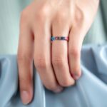 ThunderFit Stackable Silicone Ring Enhancers for Women, Breathable Rubber Wedding Bands - Braided Design 3mm Wide 1.8mm Thick - 3/8 Variety Multipack - Image 5