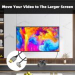 GELRHONR 90Degree Micro HDMI to HDMI Cable, 48Gbps Ultra High Speed Support 8K@60Hz, 4K@120Hz,for GoPro,Digital Cameras (0.5M Up Angle Micro HDMI) - Image 6