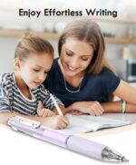 Gel Pens, 12 Pcs 0.7mm Quick Dry Black Ink Pen, Cute Ergonomics Fine Point Smooth Writing Pens, Back to School Office Supplies Fun Aesthetic Pen Gifts for Girl Student Women - Image 3