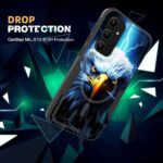 Magnetic for Galaxy A16 5G Case,[Compatible with MagSafe] [Military Grade Drop Protection] Heavy Duty Shockproof Phone Case for Samsung Galaxy A16 5G 6.7" 2024,Bald Eagle with Lightning - Image 3