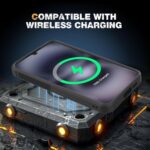 Magnetic for Galaxy A16 5G Case,[Compatible with MagSafe] [Military Grade Drop Protection] Heavy Duty Shockproof Phone Case for Samsung Galaxy A16 5G 6.7" 2024,Bald Eagle with Lightning - Image 4