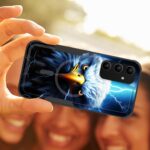 Magnetic for Galaxy A16 5G Case,[Compatible with MagSafe] [Military Grade Drop Protection] Heavy Duty Shockproof Phone Case for Samsung Galaxy A16 5G 6.7" 2024,Bald Eagle with Lightning - Image 5