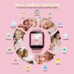 Kids Watch for Girls 4 5 6 7 8 9 10 Years Old Gifts, Smart Watch for Kids with 26 Puzzle Games, HD Touch Screen, Flashlight, Learn Cards, Audiobook, Toddler Toys Christmas Birthday Gifts - Image 6