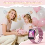Kids Watch for Girls 4 5 6 7 8 9 10 Years Old Gifts, Smart Watch for Kids with 26 Puzzle Games, HD Touch Screen, Flashlight, Learn Cards, Audiobook, Toddler Toys Christmas Birthday Gifts - Image 8