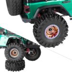 Rc 1.9 Inch Wheel Rims & Tires Wheels for 1/10 RC Crawler Car SCX10 SCX10 II SCX10 III 90046 TRX6 TRX4 D90 VS4-10 Gen8 MST CFX,Aluminum RC 1.9 Beadlock Tires Wheel,Bronze - Image 7