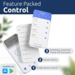 Smart Plug | Compatible with Alexa, Google Home Assistant, iPhone, Siri, Android, Power Tracking 15A 1800W, No Hub Required Energy Monitoring Outlet (Non-Energy Monitoring, 1) - Image 4