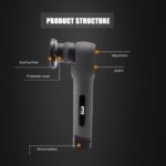 Cordless Mini Polisher, SPTA 12V Cordless Polisher for Detailed Polishing, Cordless Car Buffer Polisher, RO&DA Buffer Polisher with Mini Polishing Pads and Wool Pads for Polishing, Sanding, Cleaning - Image 4