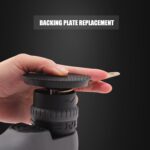 Cordless Mini Polisher, SPTA 12V Cordless Polisher for Detailed Polishing, Cordless Car Buffer Polisher, RO&DA Buffer Polisher with Mini Polishing Pads and Wool Pads for Polishing, Sanding, Cleaning - Image 5