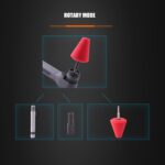 Cordless Mini Polisher, SPTA 12V Cordless Polisher for Detailed Polishing, Cordless Car Buffer Polisher, RO&DA Buffer Polisher with Mini Polishing Pads and Wool Pads for Polishing, Sanding, Cleaning - Image 6