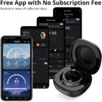 R02 Smart Ring, a Smart Ring for Women and Men, with a Charging case, Supports Heart Rate, Blood Oxygen, Sleep Health Monitoring, and Sports Tracking Ring. (Black, 12#) - Image 8
