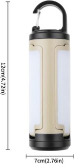 Foldable LED Camping Lights Rechargeable,1200mAh LED Camping Lantern with 6 Modes Lighting, Portable Flashlight, Multifunctional Tent Lights for Camping, Hiking, Fishing, Emergencies - 1 Pack - Image 7