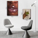Black Girl Wall Art Framed Set of 3 - African Woman Canvas Wall Decor American Black Women Wall Art Black Female Print Pictures Fashion Abstract Poster for Home Bedroom Bathroom 12×16 Inch - Image 6