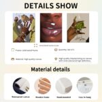 Black Girl Wall Art Framed Set of 3 - African Woman Canvas Wall Decor American Black Women Wall Art Black Female Print Pictures Fashion Abstract Poster for Home Bedroom Bathroom 12×16 Inch - Image 7