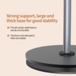 yAyusi Heavy Duty Aluminum Overhead Tripod for iPhone, 12 in Long Phone Mount for Desk, Flexible Articulating Arm Overhead Phone Mount for Live Streaming, Meeting, Cooking (Clip) - Image 8