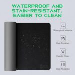 Black Shark Leather Desk Pad Protector, Office Desk Mat, Large Mouse Pad, Laptop Desk Pad - XL Size Waterproof, Non-Slip, Easy to Clean Desk Mat (35.4" x 16.9" x 0.12") - Manta P10 Black - Image 6