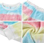 V.&GRIN Girls Fleece Pajamas, Soft Cozy Pullover Sweatshirt Pants Set for Kids 7-16 Years - Image 5