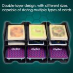 Card Case Black | Card Sorting Tray for Catan Resource Cards - Gaming | Game Accessory for The Catan Board Game | Suitable for The Expansion of Catan Game Cards and All Other Card Games - Image 6