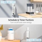 Smart Power Strip Outlet Extender, Multi Plug Outlet Splitter 8AC Outlet, Multi Plug Outlets for Cruise Home Office Dorm Room Essentials, Compatible with Alexa Google Home, 1875W - Image 4