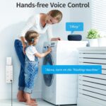 Smart Power Strip Outlet Extender, Multi Plug Outlet Splitter 8AC Outlet, Multi Plug Outlets for Cruise Home Office Dorm Room Essentials, Compatible with Alexa Google Home, 1875W - Image 8