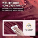 Down Sleeping Bag for Adults Cold Weather Ultralight & Compact 680FP Backpacking Sleeping Bag for Camping, Hiking, Mountaineering - Image 6