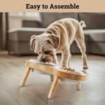 Elevated Cat Bowls - Set of 2 Ceramic Pet Food Bowls with Anti-Slip Bamboo Stand - 15 Degree Titled - Raised Dog Bowl for Small Dogs - Raised Cat Bowl Stand - Pet Feeding Station for Cats & Small Dogs - Image 6