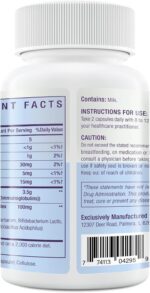 Bovine Colostrum Capsules Supplement 1300mg - Extra High 60% IgG Bovine Colostrum - Gut, Bone, Exercise, Immune - 120 Capsules - Image 5