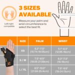 Thumb Brace Right/Left Hand: Ergonomic Thumb Splint, Thumb Spica Splint Right Hand with Wrist Support for Arthritis, De Quervains Tenosynovitis Brace, CMC Joint, Tendonitis, Either Hand - Image 4