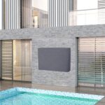 Easy-Going Outdoor TV Cover for 63 to 65 inches LCD, LED, Waterproof, Weatherproof and Dust-Proof TV Screen Protectors with Cleaning Cloth (65 inch,Dark Gray) - Image 3