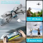 Drone with Camera - Drones for Adults, with 2 Batteries, Carrying Case, Propellers, 1080P HD Foldable Drone with Stable Hover, Trajectory Flight, Gravity Control, One Key Take Off/Land, 3D Flip - Image 7