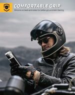 Lanhiem for iPhone 17 Pro Max Metal Case with Kickstand, Compatible with MagSafe, Built in Tempered Glass Screen Protector, Heavy Duty Shockproof Rugged Full Body Tough Phone Cover 6.9" (Silver) - Image 7