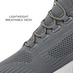 Avia Air Slip On Shoes for Men - Casual Comfortable Athletic Tennis Walking Sneakers for Men with Memory Foam - Sizes 7 to 16, Medium and Extra Wide Width - Black, Grey, Navy Blue & White Mens Shoes - Image 3