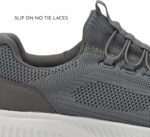 Avia Air Slip On Shoes for Men - Casual Comfortable Athletic Tennis Walking Sneakers for Men with Memory Foam - Sizes 7 to 16, Medium and Extra Wide Width - Black, Grey, Navy Blue & White Mens Shoes - Image 4