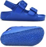 Toddler Unisex Adjustable Buckle Sandals – Comfortable Open Toe Beach & Pool Shoes for Boys & Girls with Back Strap - Image 5