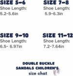 Toddler Unisex Adjustable Buckle Sandals – Comfortable Open Toe Beach & Pool Shoes for Boys & Girls with Back Strap - Image 8