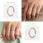 ThunderFit Womens Silicone Wedding Bands, Swivel Design, Thin and Stackable Rubber Engagement Rings 2.6mm Wide 2.1mm Thick - 1/4/8 Variety Multipack - Image 4