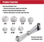 Master Fuel Air Conditioning Line Disconnect Set Transmission A/C & Oil Lines - Image 5