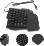 One Handed Gaming Keyboard - 35 Key Mini Mechanical Keyboard Backlight Wired Computer Mechanical for PC Gaming - Image 9