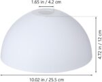 Elegant Mushroom Plastic Lampshade for Ceiling Fan and Pendant Lighting Clean Lamp Cover Compatible with Wall Lamps and Bulbs Versatile Home Decor Replacement Shade - Image 3
